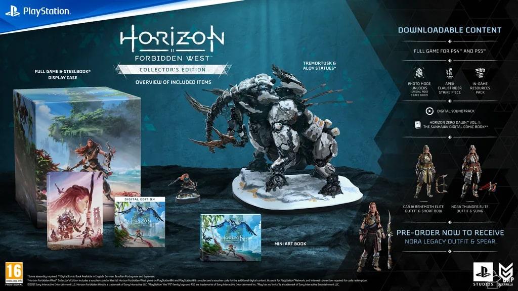 Horizon Forbidden West jeu | Horizon Forbidden West - L'ensemble des éditions du jeu se dévoile !