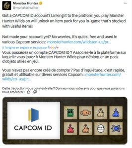 Monster Hunter Wilds | Monster Hunter Wilds - Un pack d'items gratuit à récupérer avant la grosse mise à jour d'avril