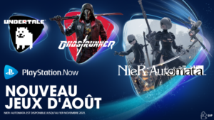 NieR: Automata Ghostrunner Undertale | PlayStation Now – 3 jeux exceptionnels rejoignent le catalogue du PSNow en août 2021
