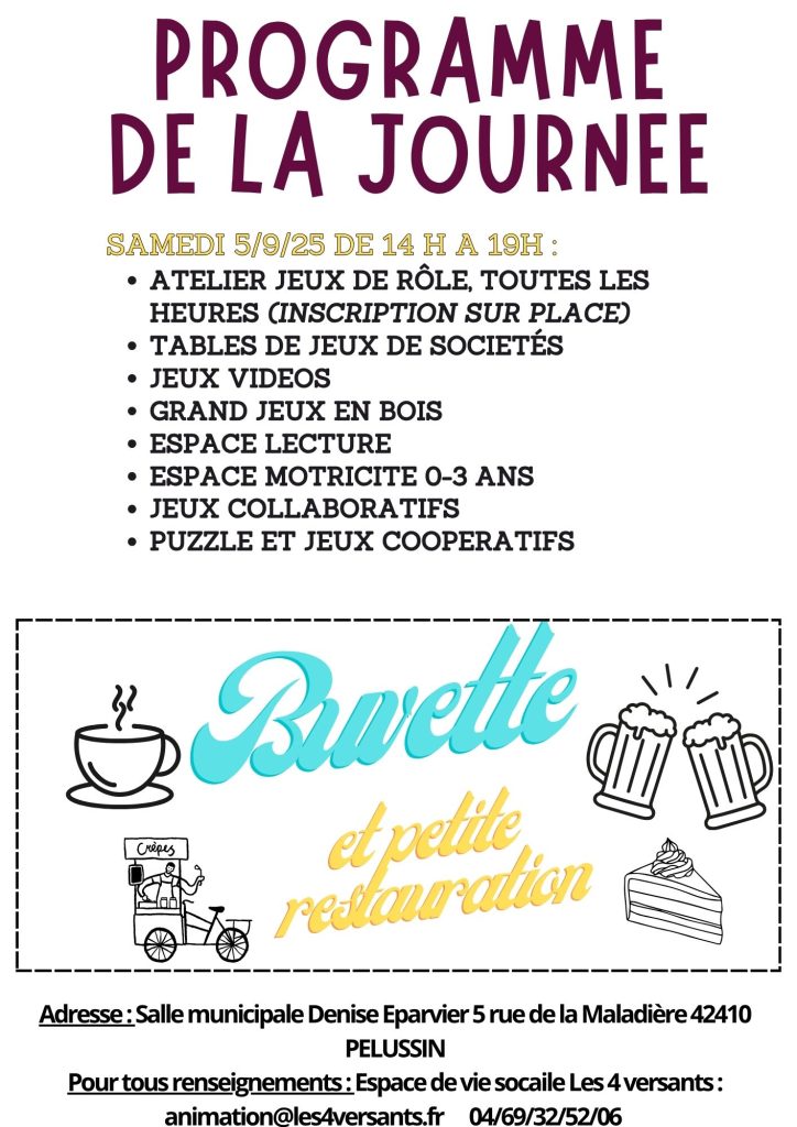 Animations Fête du Jeu 2 - Les 4 Versants