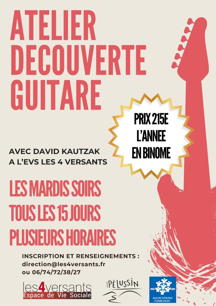 Atelier guitare - Les 4 Versants